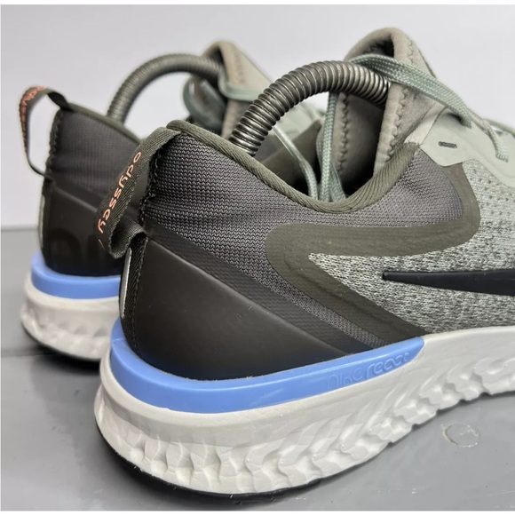 Nike Odyssey React Womens AO9820-008 Size 9.5M Dark Stucco/Blu Worn 1X! Like NU! - Picture 9 of 16